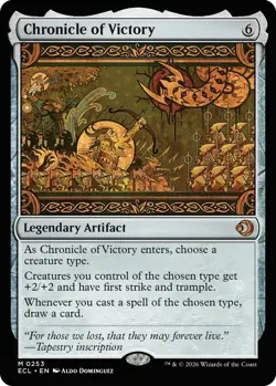 MTG Lorwyn Eclipsed - Chronicle of Victory NM - Image 1