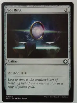 Sol Ring *Uncommon* Magic MtG x1 LCC Commander Lost Caverns - Image 1