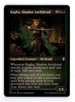 Kagha, Shadow Archdruid 537 Foil Commander Legends: Battle for Baldur's Gate LP - Image 1