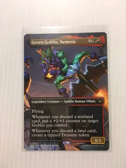 MTG Green Goblin, Nemesis (Borderless) Marvel's Spider-Man Eternal-Legal Regular - Image 1
