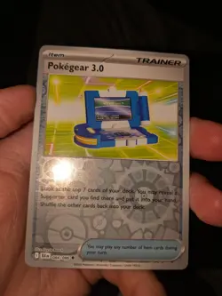 084/086 Pokegear 3.0 : (Reverse Holo) Card : SV-10.5 Black Bolt : Pokemon TCG - Image 1