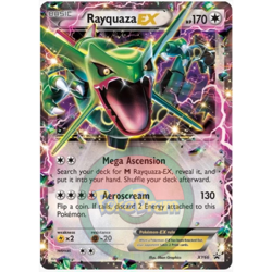 Rayquaza EX #XY66 Pokemon XY Black Star Promo | LP - Image 1