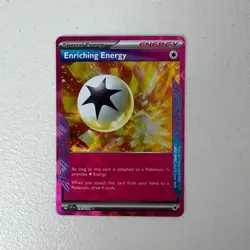 Pokemon TCG Enriching Energy 191/191 Surging Sparks Ace Spec Holo Rare NM - Image 1