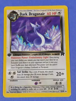 Dark Dragonair - 33/82 - Uncommon Team Rocket 1st Edition - Pokemon - MP - Image 1