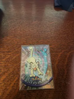 2000 Topps Chrome Pokemon Series 1 Persian #53 Foil - Image 1