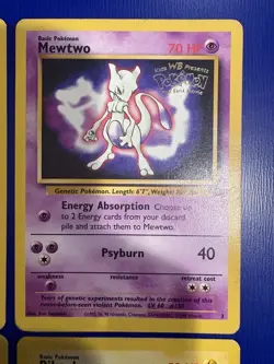 1999 Pokemon the First Movie Black Star Dragonite, Mewtwo, Pikachu, & Electabuzz - Image 5