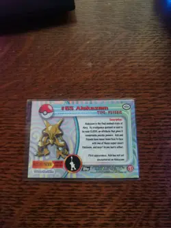 1999 Topps Pokemon TCG #65 Alakazam Series 1 Edition Non-Foil - Image 3