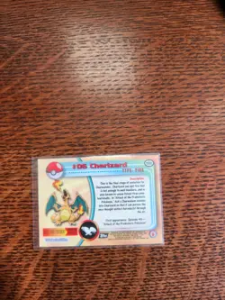 1999 Topps Pokemon TV Animation Edition #06 Charizard -Non Holo- - Image 4