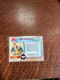 1999 Topps Pokemon TV Animation Edition #06 Charizard -Non Holo- - Image 5
