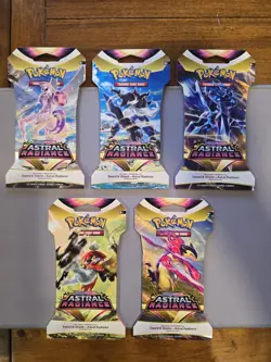 Pokemon Astral Radiance Sleeved Booster Packs X5 - Image 1