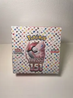 Pokemon 151 Japanese Booster Box (SV2a Scarlet Violet) Sealed US Seller - Image 1