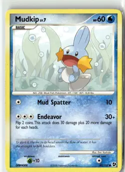 2008 DIAMOND & PEARL GREAT ENCOUNTERS MUDKIP 80/106 - Image 1
