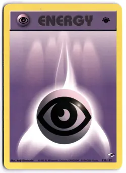 Pokemon 1st Edition Psychic Energy Common Gym Heroes 131/132 NM - Image 1