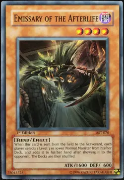 Yu-Gi-Oh! Emissary Of The Afterlife AST-076 1.Edition Super Rare [G-EX]| EN 2004 - Image 1