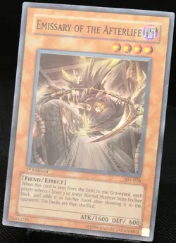 Yu-Gi-Oh! Emissary Of The Afterlife AST-076 1.Edition Super Rare [G-EX]| EN 2004 - Image 3