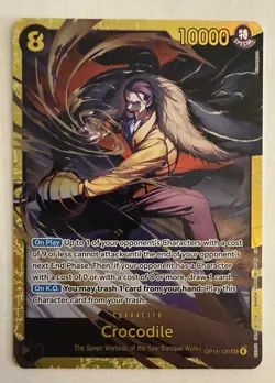 OP-14- 120 One Piece Character Crocodile *Secret Rare* - Image 1