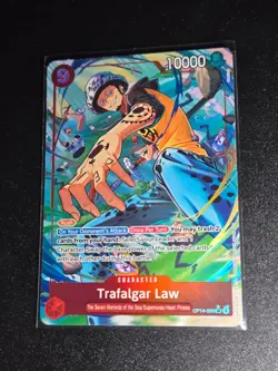 One Piece TCG OP14-009 Trafalgar Law AA Alt Art Card Game CCG ENGLISH - Image 1