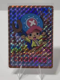 One Piece Holographic Trading Sticker Chopper Whole Cake Island - Image 1