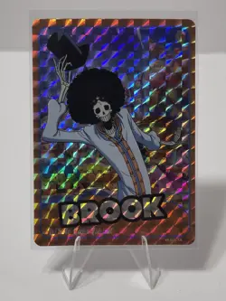 One Piece Holographic Trading Sticker Brook - Whole Cake Island - Image 1