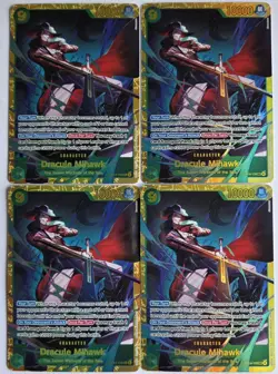One Piece OPTCG English Dracule Mihawk OP14-119 SEC x4 Playset - NM! - Image 1