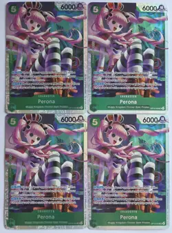One Piece OPTCG English Perona SR OP14-033 x4 Playset - NM - Image 1