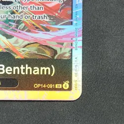 Mr.2.Bon.Kurei (Bentham) OP14-091 SR The Azure Sea's Seven One Piece English TCG - Image 4