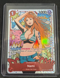 Nami Treasure Rare ST01-007 Alt Art OP06 One Piece: Wings Of The Captain OP - Image 1