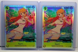 One Piece TCG Nami SR OP08-106 Holo Foil NM-M English You Get Both! - Image 1