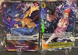 Rosinante & Trafalgar Law Illustration Box Volume 6 Promos One Piece TCG Cards - Image 1