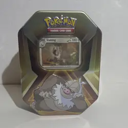 POKEMON TRIPLE WHAMMY TIN SLAKING BOX BOOSTER PACKS PROMO CARD FOIL 2024 - Image 1