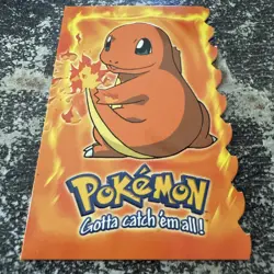 Pokemon Topps the Movie Animation Non-Holo Die-Cut Charmander Card 4 of 12 - Image 2