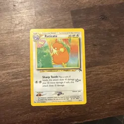 Pokemon Card - Raticate Southern Islands 6/18 Promo - Image 1