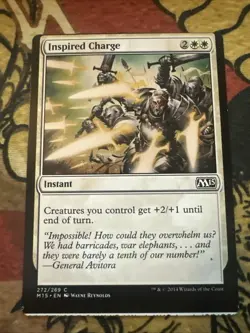 Mtg Magic M15 Inspired Charge Miscut Sheet Edge Misprint Card - Image 1