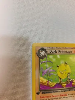 Dark Primeape 43/82 Pokemon TCG 1st Edition Team Rocket NM Vintage 2000 Card - Image 4