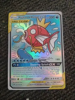 2019 Magikarp Wailord Tag Team GX Alternative Art Card 161/181 Mint Condition - Image 1