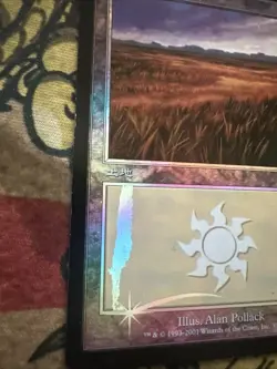 Mtg Magic Japanese Odyssey Foil Missing Ink Factory Error Foil Misprint Card - Image 2