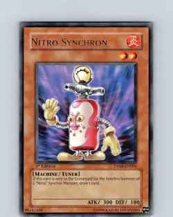 Yu-Gi-Oh TCG Nitro Synchron DP08-EN004 1st Edition Regular Rare Card LP - Image 1