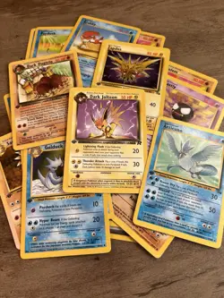 Lot Of 33 1st Edition Pokemon Cards - Image 1