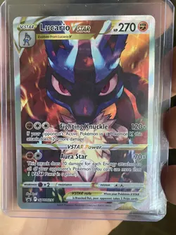 Lucario VSTAR SWSH291 SWSH: Sword & Shield Promo Card Holo NM - Image 1