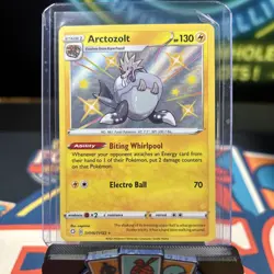 Pokemon TCG Arctozolt Shining Fates SV046/SV122 Holo Shiny Holo Rare Card - Image 1