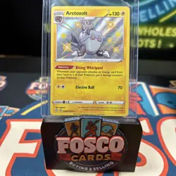Pokemon TCG Arctozolt Shining Fates SV046/SV122 Holo Shiny Holo Rare Card - Image 2