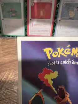 2000 Charizard Pokemon Sticker Cards Dunkin Boomer #6 Nice Shape! US Seller - Image 3