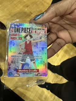 College basketball promo: One Piece Card Game Monkey D. Luffy Holo - Image 1