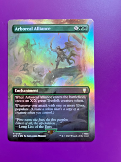 2 MTG lord of the rings cards - Rally the Galadhrim and Arboreal Alliance - Image 1