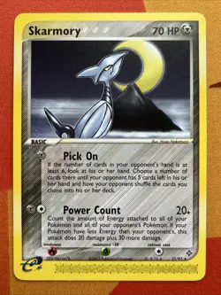 Pokemon Card - Skarmory - E-Reader - Rare (21/97) ex Dragon NM - Image 1