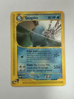 Pokemon TCG Quagsire Card Regular Rare 30/142 Light Play - Image 1