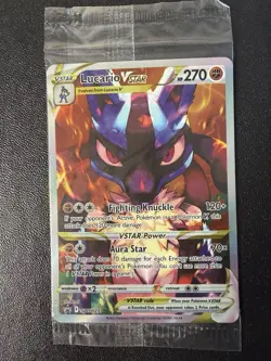 Pokemon Card - Lucario VSTAR Sealed Promo SWSH291 - Crown Zenith ETB - Image 1