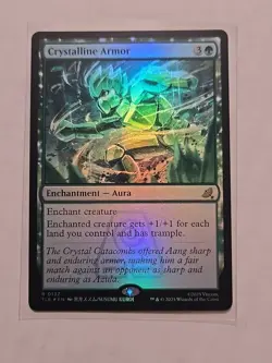 Crystalline Armor (Foil) - Avatar - NM - Rare - Enchantment Aura - MTG - Image 1