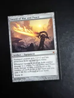 MTG - NM - Sword of War and Peace - New Phyrexia - Image 1