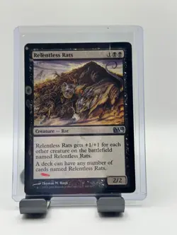 MTG, Relentless Rats 108 Damaged Core Set 2010 (M10) Regular - Image 1